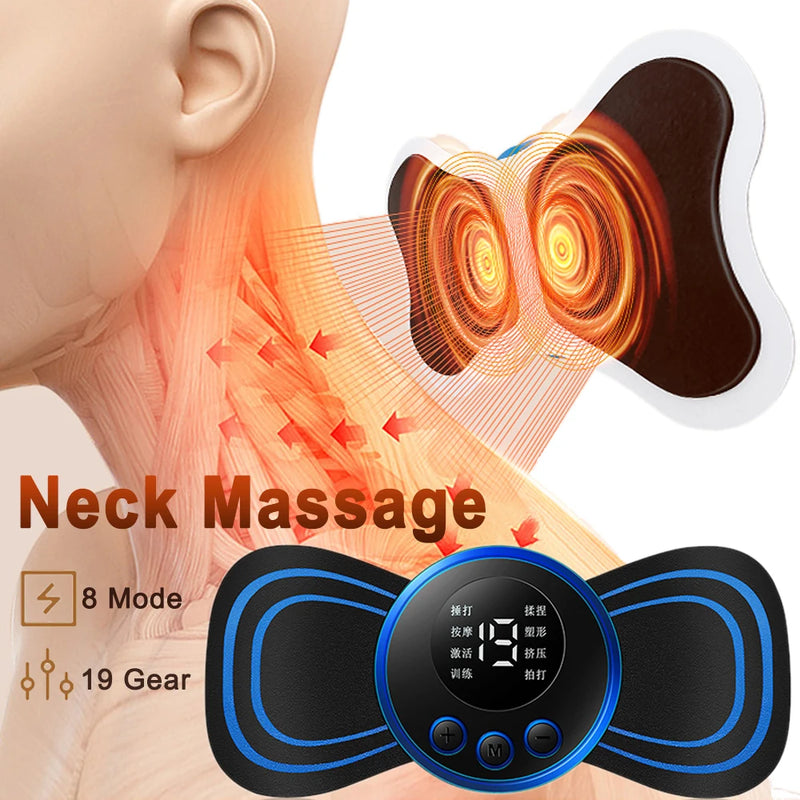 MINI MASSAGEADOR SEM FIO CORPORAL